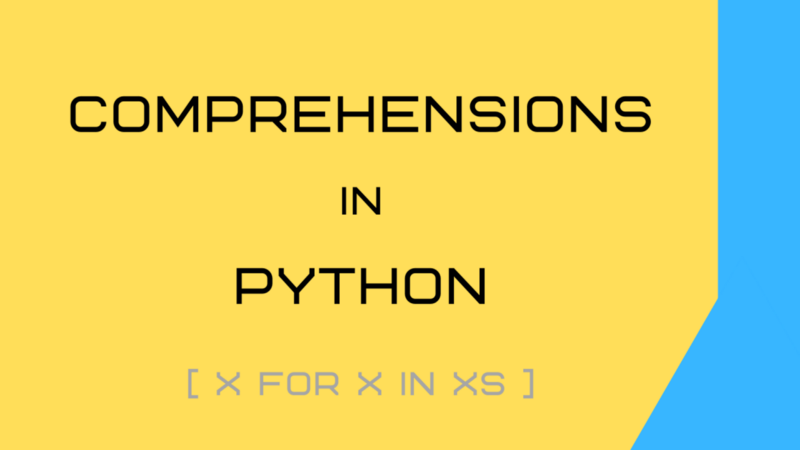 Watch: Comprehensions in Python