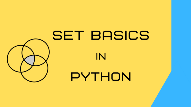 Watch: Set Basics in Python